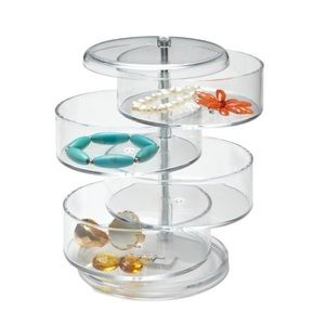💕 Clear Swivel Organizer 4 section acrylic